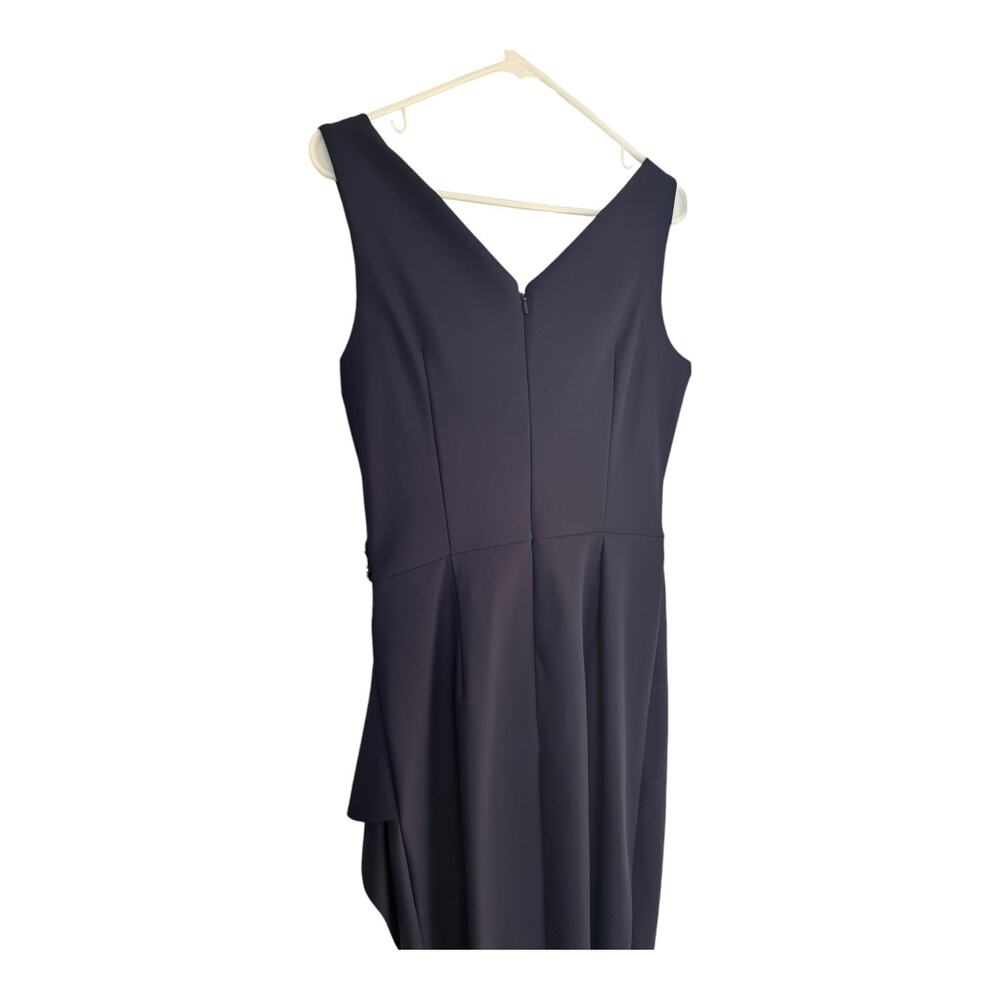Alex Evenings Navy Ruched Embellished Sheath Cocktail Dress 10 NWT - Picture 9 of 14